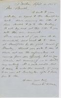 Letter from THOMAS WILLIAM SILLOWAY to GEORGE PERKINS MARSH,                             dated April 3, 1858.