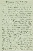 Letter from HIRAM POWERS to GEORGE PERKINS MARSH, dated July 2,                             1866.