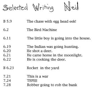 (Neil) Writings