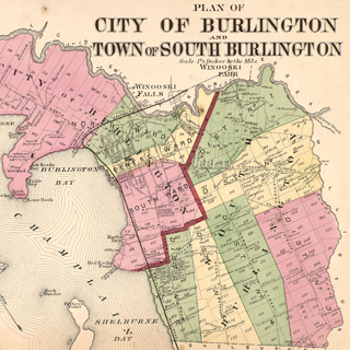 Historical Maps of Burlington and Winooski, Vermont